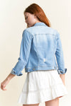 Classic Destructed Denim Jacket