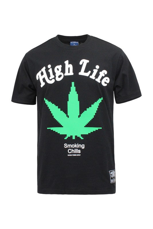 High Life Pixel Graphic Tee