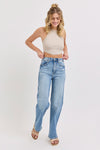Super High Rise Washed Dad Jean