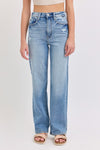 Super High Rise Washed Dad Jean