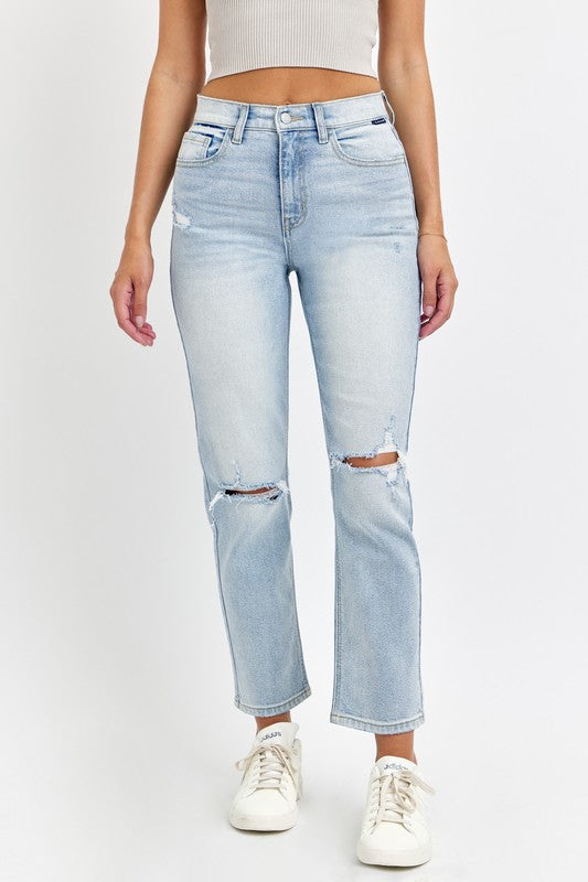 High Rise Straight Jean