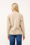 V-Neck Rib Trim L/S Sweater