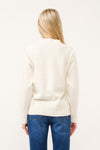 V-Neck Rib Trim L/S Sweater