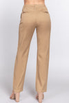 Twill Straight Fit Pant