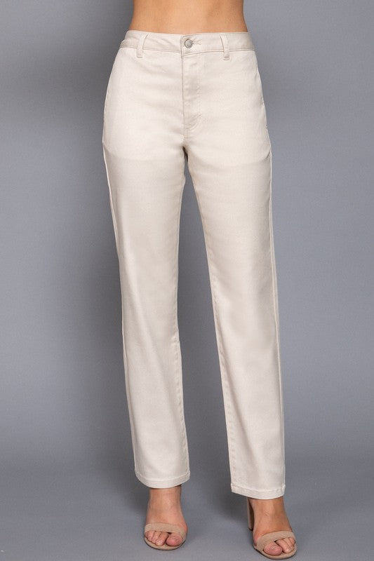 Twill Straight Fit Pant