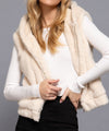 Faux Fur Hooded Vest