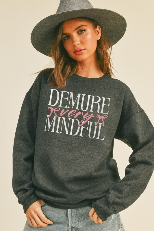 Very Demure, Mindful Graphic Sweater