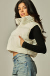 Mini Crop Puffer Vest