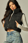 Mini Crop Puffer Vest