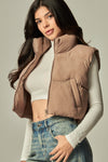 Mini Crop Puffer Vest