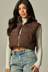 Mini Crop Puffer Vest