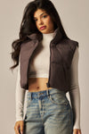 Mini Crop Puffer Vest