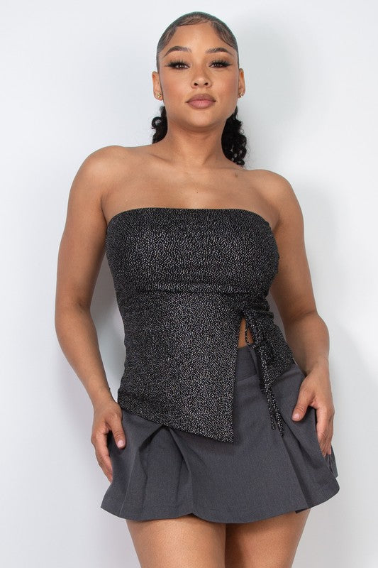 [BOHEMSEO]SET●BASIC SLIT TUBE TOP SHOP - BASIC - bohemseo