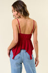 Glitter Flyaway V-Tank Top