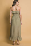 Ruffle Smocked Maxi Dress