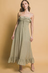 Ruffle Smocked Maxi Dress