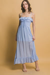 Ruffle Smocked Maxi Dress