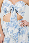 Vintage Smock Floral Tie Bandeau
