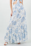 Vintage Floral Maxi Skirt