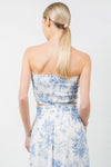 Vintage Smock Floral Tie Bandeau