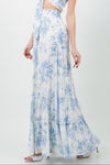 Vintage Floral Maxi Skirt