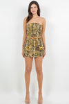 Tree Camo Denim Tube Top
