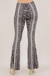 Boho Bandana Printed Flared Long Pants