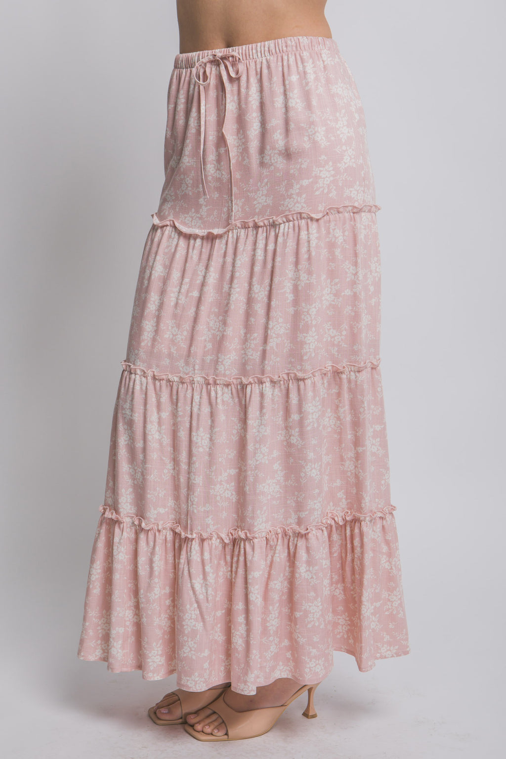 Floral Boho Maxi Skirt