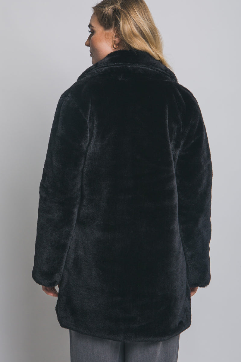Faux Fur Long Coat