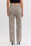 Super High Rise Dad Jean Leopard