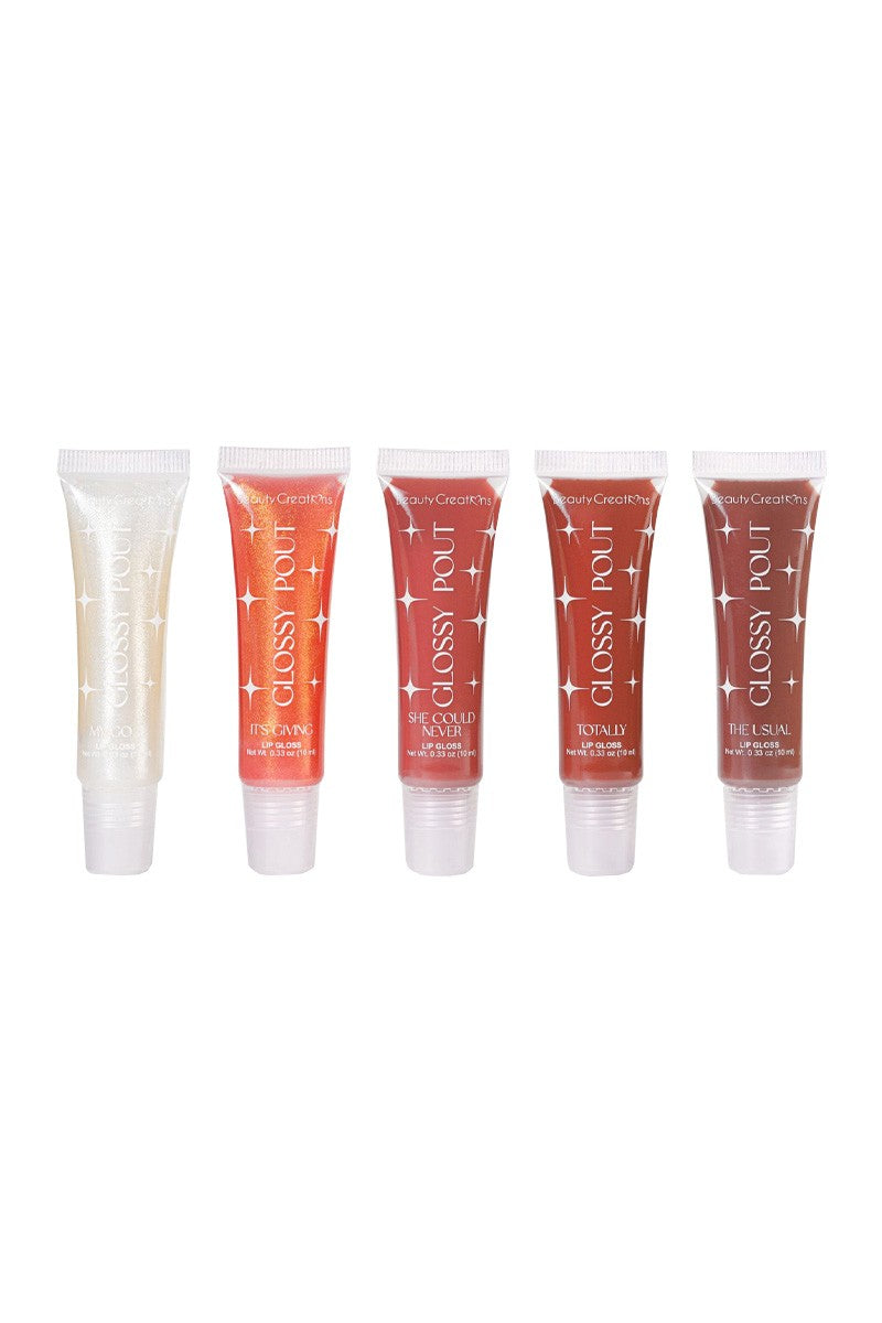 Glossy Pout 5pc Lip Gloss Set