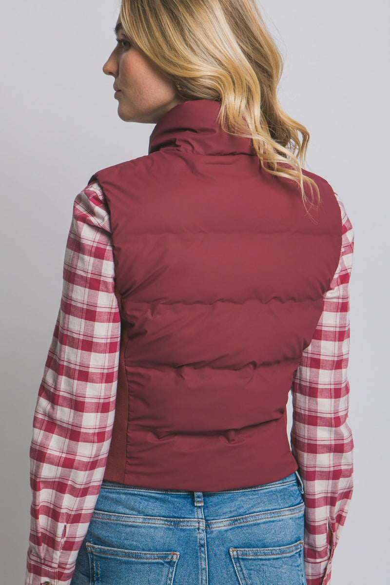 Slim-Fit Zip Down Puffer Vest