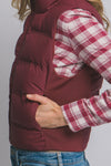 Slim-Fit Zip Down Puffer Vest