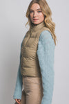 Slim-Fit Zip Down Puffer Vest