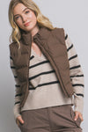 Slim-Fit Zip Down Puffer Vest