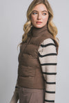 Slim-Fit Zip Down Puffer Vest