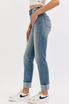 High Rise Straight w/Cuff