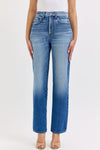 Super High Rise Washed Dad Jean
