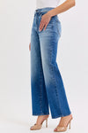 Super High Rise Washed Dad Jean