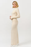 Ribbed Mock Neck Long Sleeve Sweater