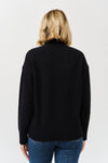 High Neck Rib Trim L/S Sweater