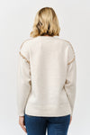 Elevated Stitch Detail Long Sleeve Sweater