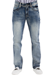 Slim Fit Basic Washed Denim