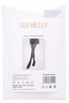 FF Logo Mesh Pantyhose Black