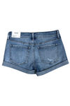 Mid Rise Destructed Relax Cuff Short