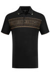 Collar Points Chest Printed Polo