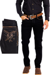 Western Pocket Stitch Bootcut Jeans
