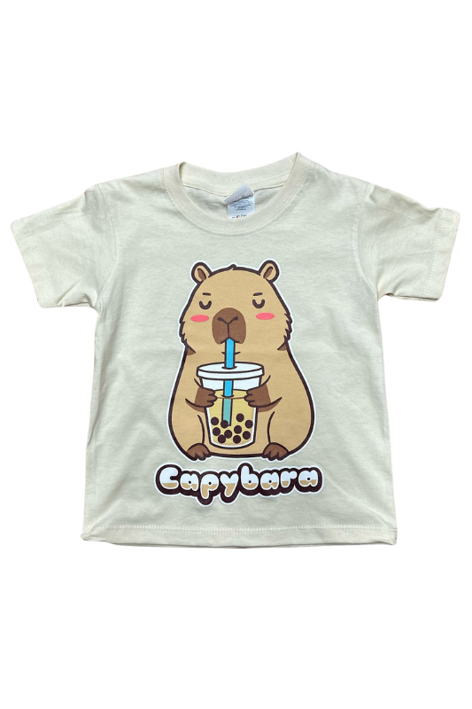 Capybara Boba Graphic Tee