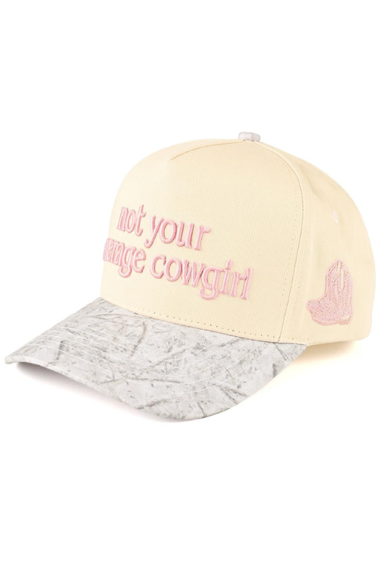 Not Your Average Cowgirl Hat Beige and Light Camo
