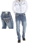 Arrowhead Embroidered Bootcut Denim